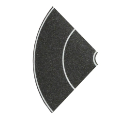 HEKI 6580 Ulica - Jezdnia jednopasmowa, asfaltowa, zakręt, skala H0