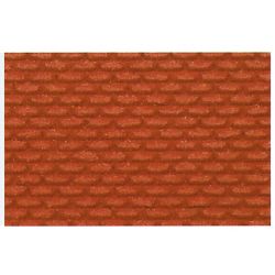 HEKI 70032 Mur z czerwonej cegły H0/TT 28x14 cm