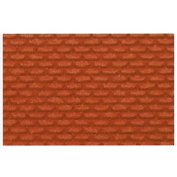 HEKI 70032 Mur z czerwonej cegły H0/TT 28x14 cm