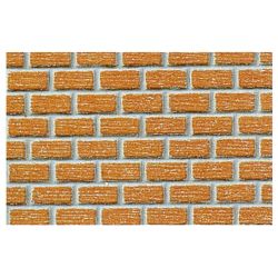 HEKI 72242 Mur z cegły klinkierowej H0 40x20 cm