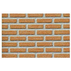 HEKI 72252 Mur z cegły klinkierowej H0 40x20 cm