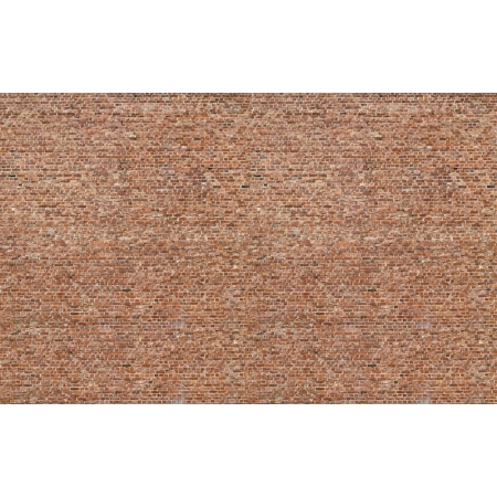 HEKI 14002 Citiline - H0 Mur z czerwonej cegły 31x21 cm - 3 szt