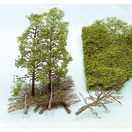 HEKI 1533 Drzewa liściaste do montażu 18 cm, 10 szt.