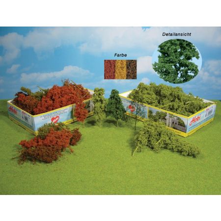 HEKI 1634 Drzewa liściaste i krzewy jesienna zieleń 15 szt.