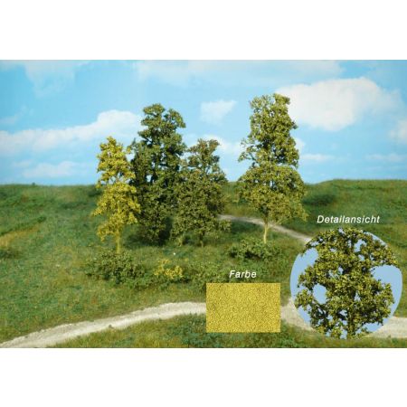 HEKI 1670 Drzewa i krzaki jasnozielone, 15 szt.