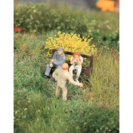 HEKI 1809 Kępy trawy żółtej, czerwonej 10 mm, 50 szt.