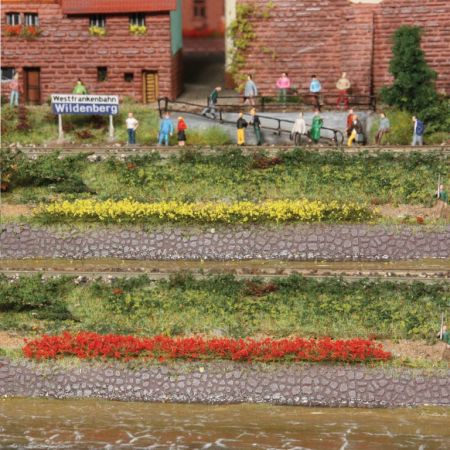 HEKI 1814 Paski trawy żółtej, czerwonej 5-6 mm, 10 szt.