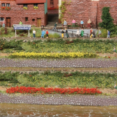 HEKI 1814 Paski trawy żółtej, czerwonej 5-6 mm, 10 szt.