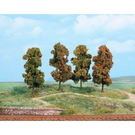HEKI 2002 Drzewa liściaste jesienne 10 cm, 4 szt.