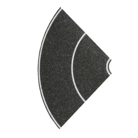 HEKI 6580 Ulica - Jezdnia jednopasmowa, asfaltowa, zakręt, skala H0