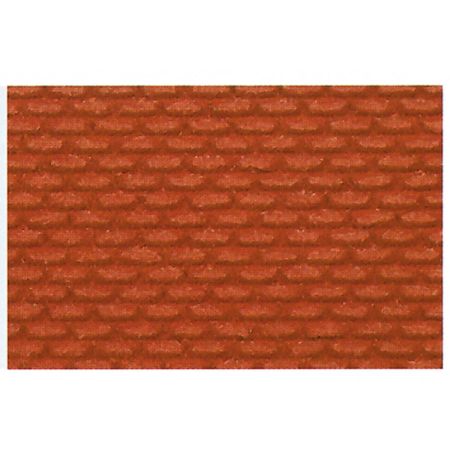 HEKI 70032 Mur z czerwonej cegły H0/TT 28x14 cm