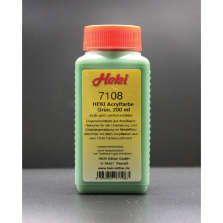 HEKI 7108 Farba HEKI akrylowa - Zielona 200 ml