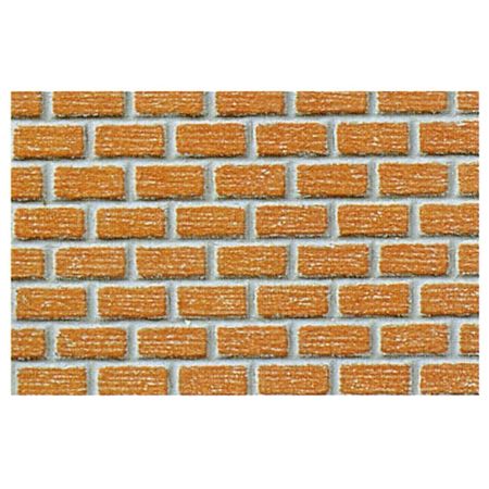 HEKI 72242 Mur z cegły klinkierowej H0 40x20 cm