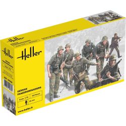 HELLER 49606 Figurki - Grenadierzy pancerni niemieccy - 1:72