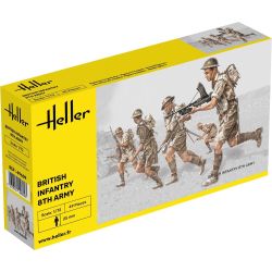 HELLER 49609 Figurki - 8 Armia Brytyjska - 1:72