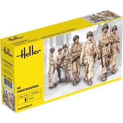 HELLER 49651 Figurki - Spadochroniarze amerykańscy - 1:72