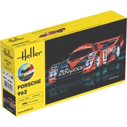 HELLER 56109 Starter Set - Porsche 962 - 1:43