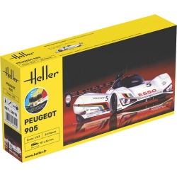 HELLER 56110 Starter Set - Peugeot 905 - 1:43