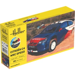 HELLER 56117 Starter Set - Citroen C4 WRC 2010 - 1:43