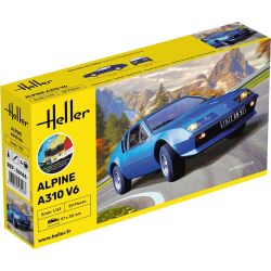 HELLER 56146 Starter Set - Alpine A310 - 1:43