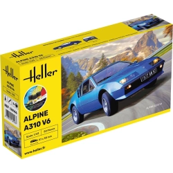 HELLER 56146 Starter Set - Alpine A310 - 1:43