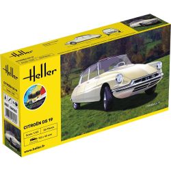 HELLER 56162 Starter Set - Citroen DS 19 - 1:43