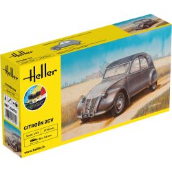 HELLER 56175 Starter Set - Citroen 2 CV - 1:43
