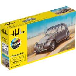 HELLER 56175 Starter Set - Citroen 2 CV - 1:43