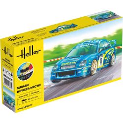 HELLER 56199 Starter Set - Subaru Impreza WRC 2002 - 1:43
