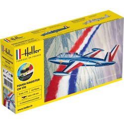 HELLER 56220 Starter Set - Fouga Magister CM 170 - 1:72