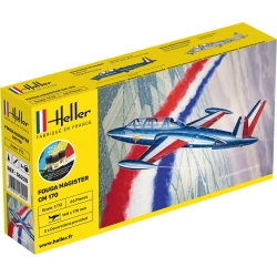 HELLER 56220 Starter Set - Fouga Magister CM 170 - 1:72