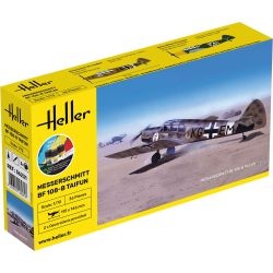 HELLER 56231 Starter Set - Messerschmitt Bf 108 B Taifun - 1:72