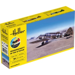 HELLER 56231 Starter Set - Messerschmitt Bf 108 B Taifun - 1:72