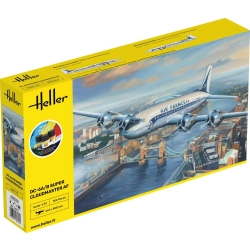 HELLER 56315 STARTER KIT DC6 Super Cloudmaster AF - 1:72