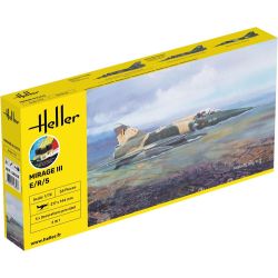 HELLER 56323 Starter Set - AMD Mirage IIIE/R/5 BA - 1:72