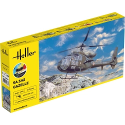HELLER 56486 Starter Set - SA 342 L Gazelle 1:50
