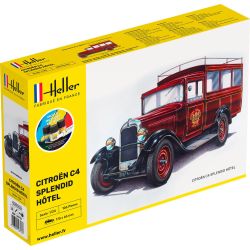 HELLER 56713 Starter Set - Citroen C4 Splendid Hotel - 1:24