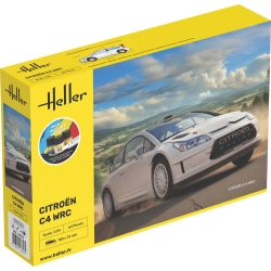 HELLER 56756 Starter Set - Citroen C4 WRC 2010 - 1:24