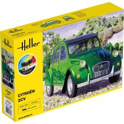 HELLER 56765 Starter Set - Citroen 2 CV - 1:24
