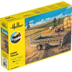 HELLER 56778 STARTER KIT Goods Trailer - 1:24