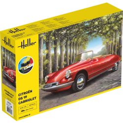 HELLER 56796 STARTER KIT Citroen DS 19 Cabriolet - 1:16