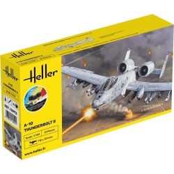 HELLER 56912 Starter Set - A-10 Thunderbolt II - 1:144