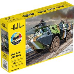HELLER 57130 Starter Set - Pojazd opancerzony VAB 4x4 Ukraine - 1:35