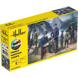 HELLER 57223 Starter Set - Figurki - French Mountain Troops - 1:35