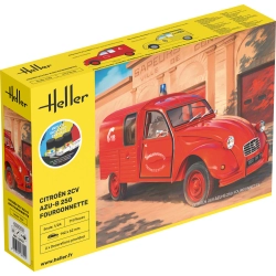 HELLER 58701 STARTER KIT Citroen 2CV AZU-B 250 Fourgonnette - 1:24