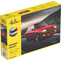 HELLER 58705 Starter Set - Peugeot 205 GTI - 1:24