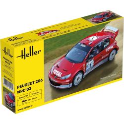 HELLER 80113 Peugeot 206 WRC 2003 - 1:43