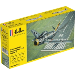 HELLER 80277 F-86F SABRE / CANADAIR CL-13 B SABRE VI - 1:72