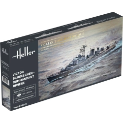 HELLER 81015 Fregata Victor Schoelcher Commandant Riviere - 1:400