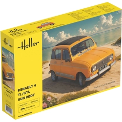 HELLER 82704 Renault 4 TL/GTL Sun Roof - 1:24